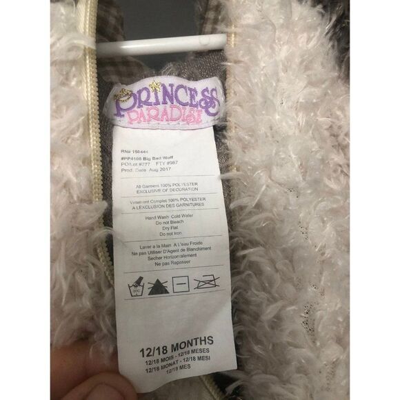 halloween costume kids boys wolf 12 18 month plush - Picture 4 of 4